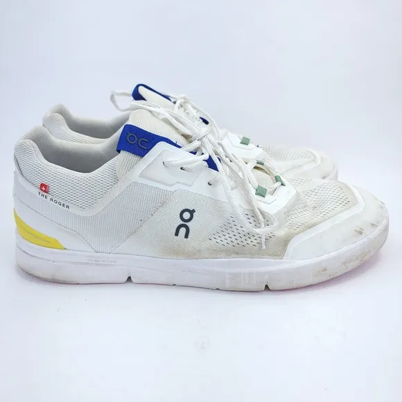 On Running THE ROGER Spin Undyed-White Yellow 3MD11471090 Mens Size 13 Shoes