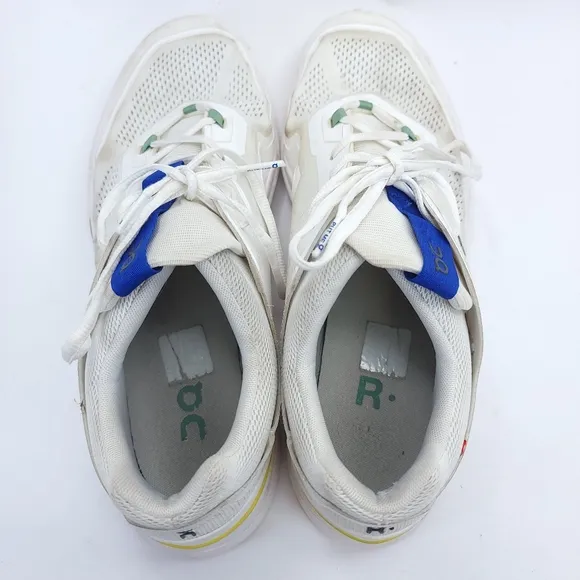 On Running THE ROGER Spin Undyed-White Yellow 3MD11471090 Mens Size 13 Shoes