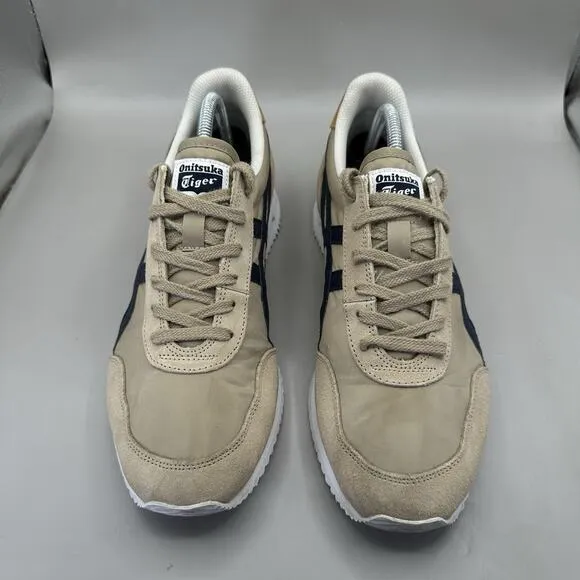 Onitsuka Tiger Men's 9.5 US Sneakers Wood Crepe/Midnight Running Shoes Tan
