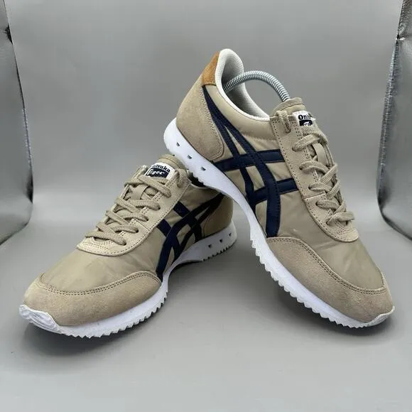 Onitsuka Tiger Men's 9.5 US Sneakers Wood Crepe/Midnight Running Shoes Tan