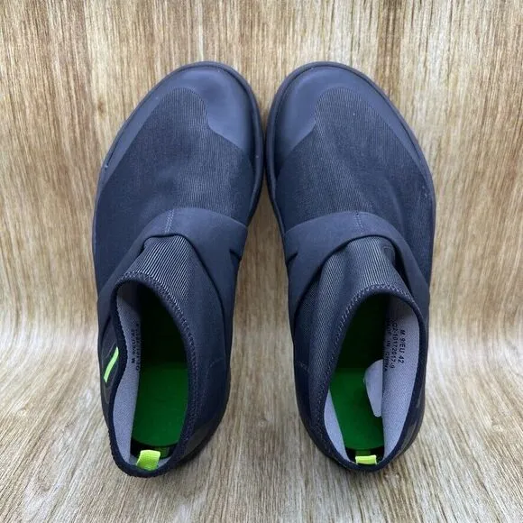 Oofos Oomg‎ High Men's Size 9 EU 42 Triple Black Slip On Comfort Shoes Sneakers