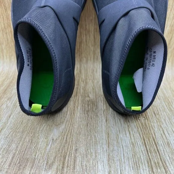 Oofos Oomg‎ High Men's Size 9 EU 42 Triple Black Slip On Comfort Shoes Sneakers