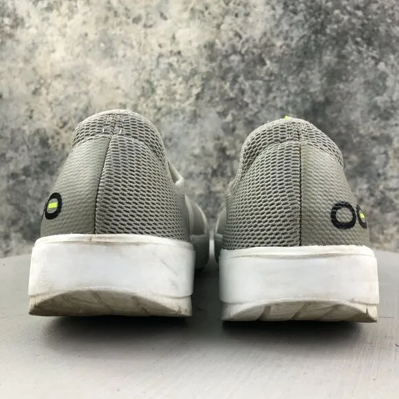 Oofos Women's Size 6.5 Oomg Low Grey Closed Toe Slip On Walking Shoes Sneakers
