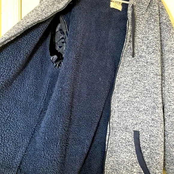 Open Trail Men’s Navy Blue Fleece Jacket With Size XL
