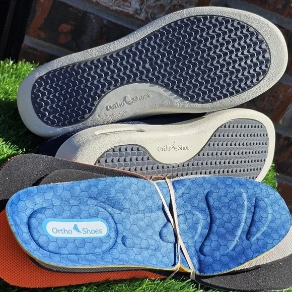 ORTHO Uni-Sex Lightweight Adjustable Closure Walking Diabetes Shoes