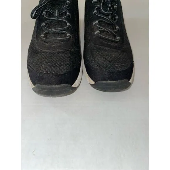 OrthoFeet 619 Shoes Black Athletic Comfort Walking Diabetic Mens 11.5