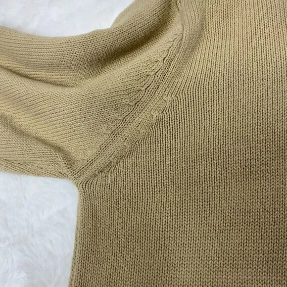 Oscar De La Renta 1/4 zip pullover sweater