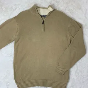 Oscar De La Renta 1/4 zip pullover sweater