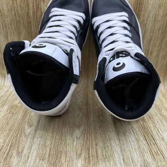 Osiris Clone Men's Size 8.5 Black‎ White Sneakers Skateboarding Shoes Mid Top
