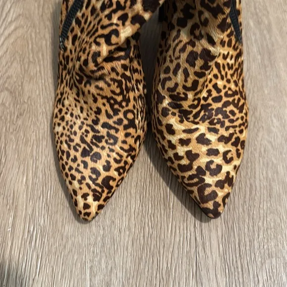 PAIGE Leopard Print Ankle Boots