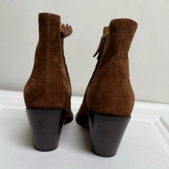 PAIGEWomen's Libby Pointed Toe Block Heel Booties