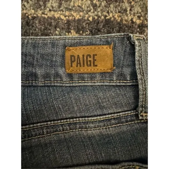 Paige Women's Verdugo Crop Jeans Size 25 Blue Medium Wash Denim