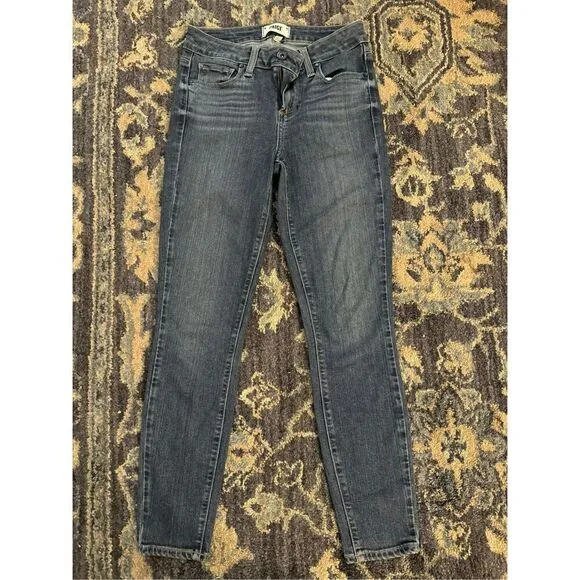 Paige Women's Verdugo Crop Jeans Size 25 Blue Medium Wash Denim