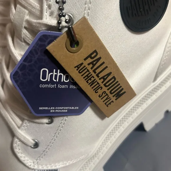 Palladium White Platform Boots