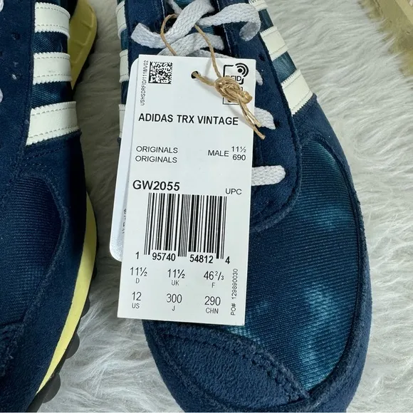 Parley x Adidas TRX Vintage Bleached Crew Men's Shoes Sneakers NWT