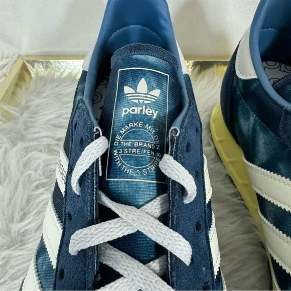 Parley x Adidas TRX Vintage Bleached Crew Men's Shoes Sneakers NWT
