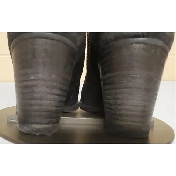 Paul Green 8.5 US  Black Nubuck Sheridan Ankle Comfort Chic Boot/Bootie AU6 $490