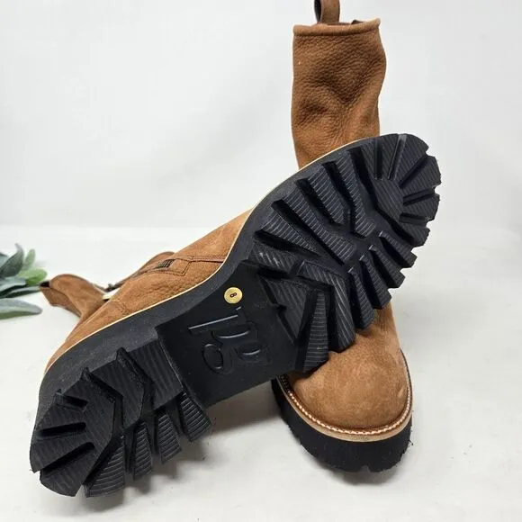 PAUL GREEN Newbury Suede Leather Wedge Boots Chunky Platform Size 8 UK