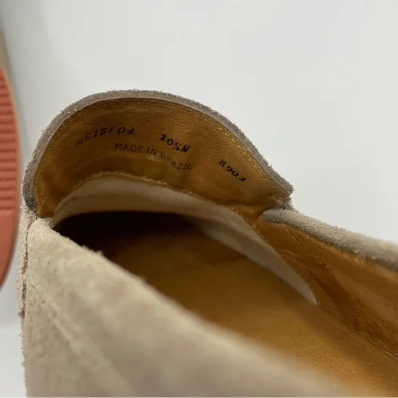 Peter Millar Suede Excursionist Penny Loafer Slip On Shoes Taupe Brown Mens 10.5