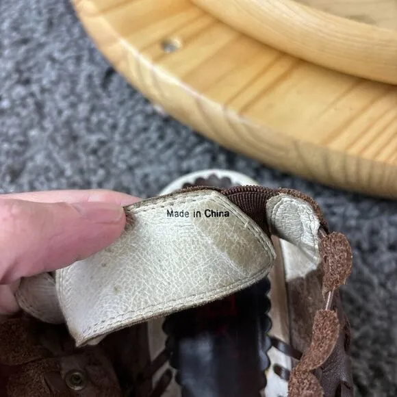 Pikolinos Romana Slingback Leather Sandals Womens 9 / 39 Brown Woven Casual Shoe