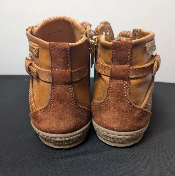 Pikolinos Sneakers Lagos Brown Leather High Top Ankle Shoes