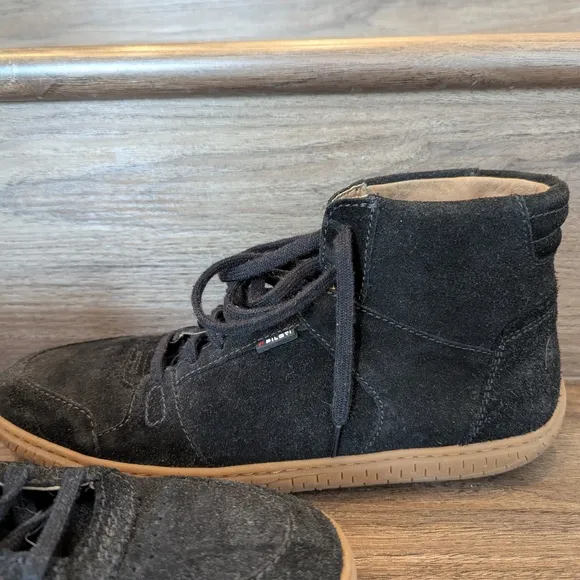 Piloti Black Asphalt Suede Apex Driving High Top Sneakers Shoes Mens Sz 8.5