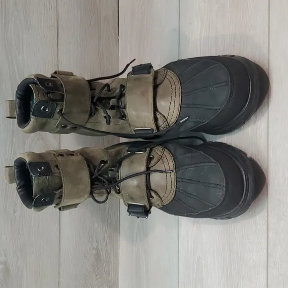 Polo by Ralph Lauren Mens Varick Leather High Top military boots shoes sz 10.5D