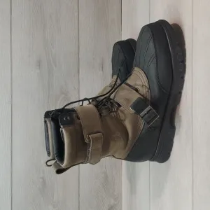 Polo by Ralph Lauren Mens Varick Leather High Top military boots shoes sz 10.5D