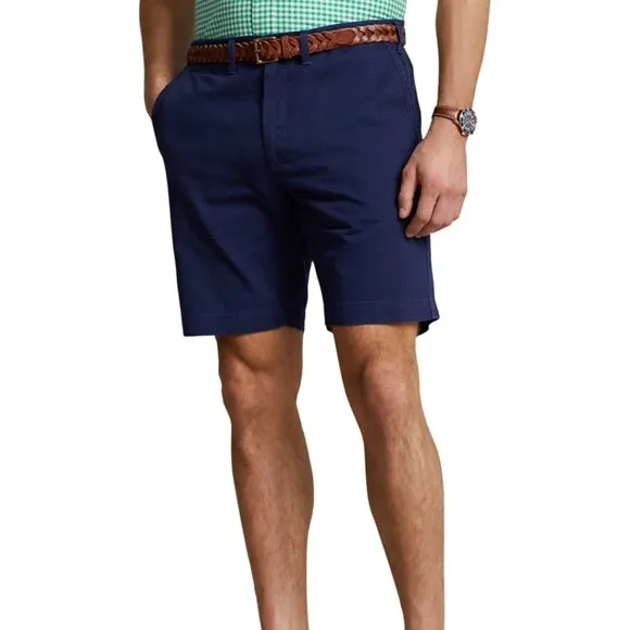 Polo Ralph Lauren Big and Tall  Classic Fit Chino Shorts Navy