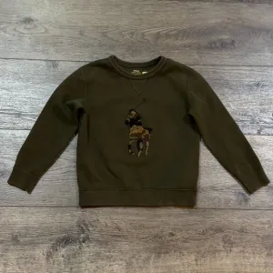 Polo Ralph Lauren Big Pony Double-Knit Sweatshirt Camo Graphic - Kids Size 6