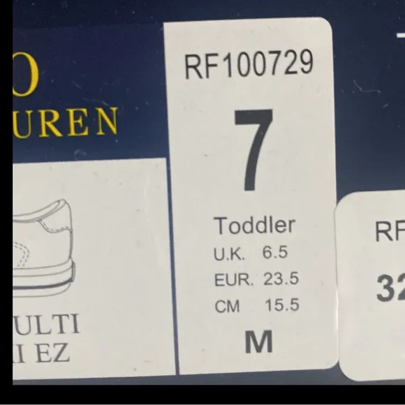 Polo Ralph Lauren Easten II EZ HOOK-AND-LOOP CASUAL SNEAKERS - TODDLER SIZES