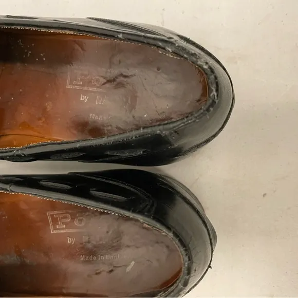 Polo Ralph Lauren Made in England Vintage Tassel Loafer in Black Size 9