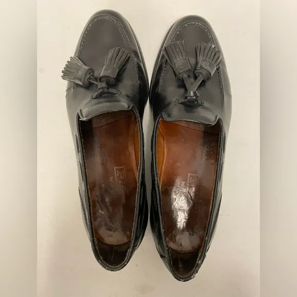 Polo Ralph Lauren Made in England Vintage Tassel Loafer in Black Size 9