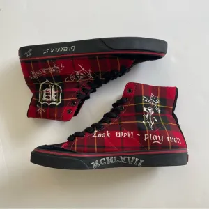 Polo Ralph Lauren Men’s Solomon Downhill Skier Sneakers Plaid High Top 11D