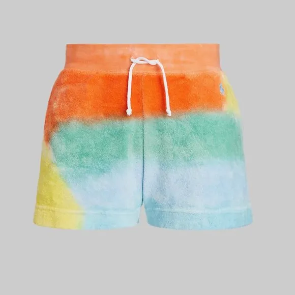 Polo Ralph Lauren Tie Dye Drawstring Terry Shorts