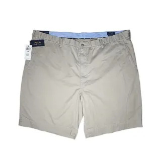 Polo Ralph Lauren Mens 48B Shorts Beige Chino Stretch Cotton Twill Casual Preppy