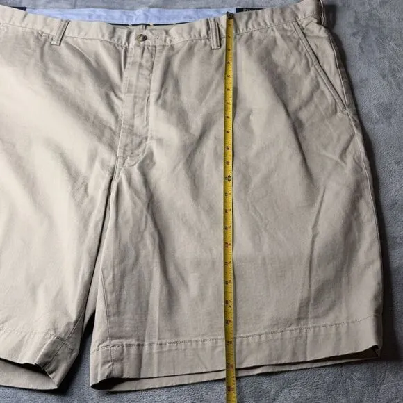 Polo Ralph Lauren Mens 48B Shorts Beige Chino Stretch Cotton Twill Casual Preppy
