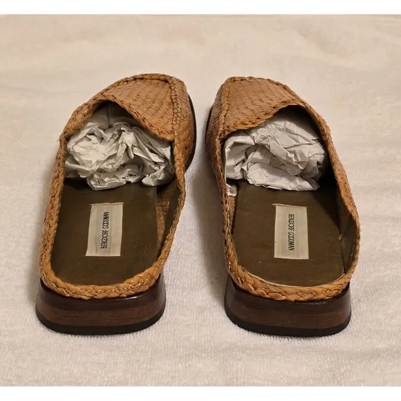 PONS‎ QUINTANA for BERGDORF GOODMAN Womens Leather Mule Slides Sandals 38 / US 8