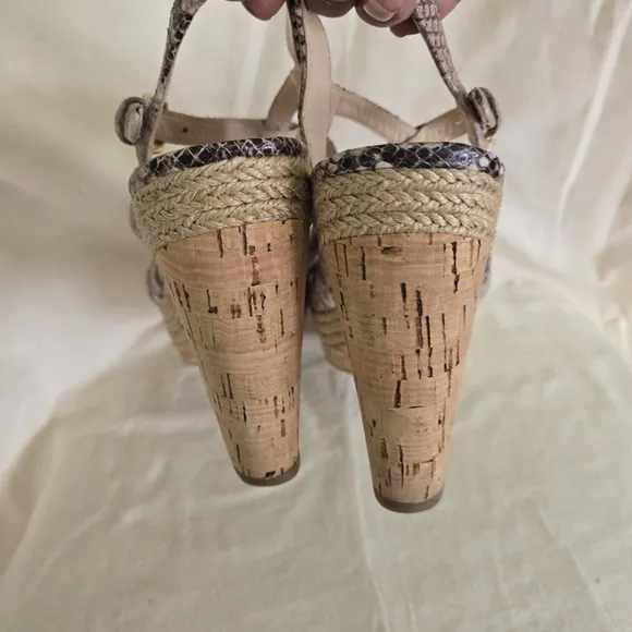 Prada Sport Snakeskin Platform SandalsPrada Wedges like new.