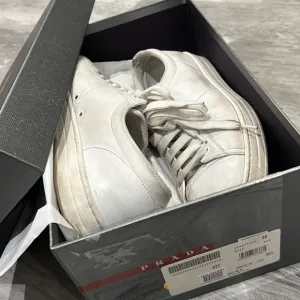 Prada White Classic Shoes w/ Rubber Soles Size UK 7 Men US 9-9.5