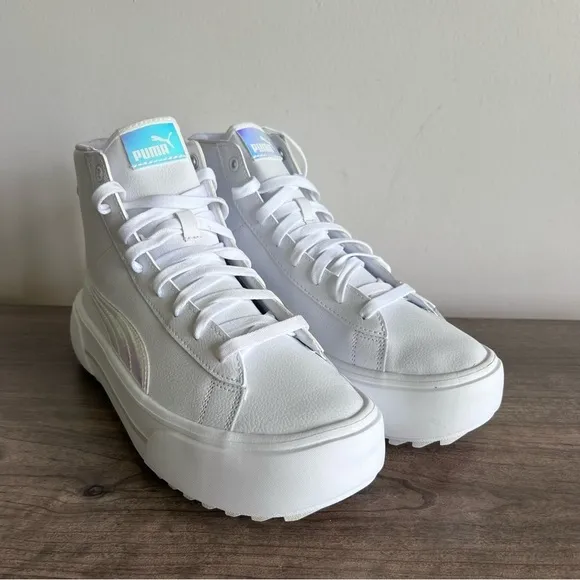 Puma Kaia Platform Hi Top Iridescent Women's Shoe Size 10