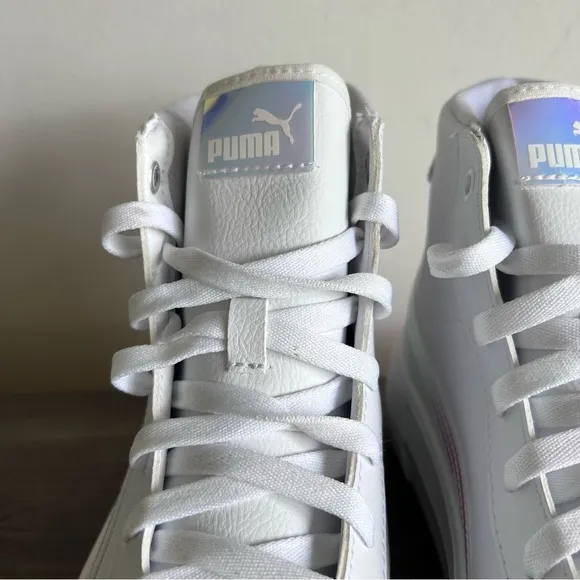 Puma Kaia Platform Hi Top Iridescent Women's Shoe Size 10