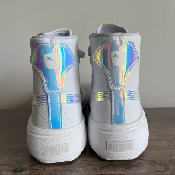 Puma Kaia Platform Hi Top Iridescent Women's Shoe Size 10