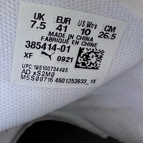 Puma Kaia Platform Hi Top Iridescent Women's Shoe Size 10