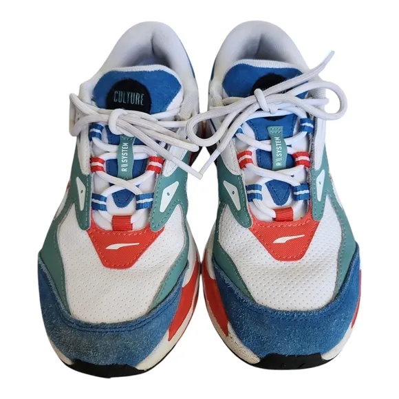 Puma Kids Lace Up Multicolor Sneakers Casual 4.5