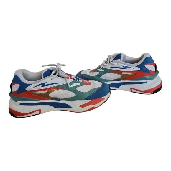 Puma Kids Lace Up Multicolor Sneakers Casual 4.5