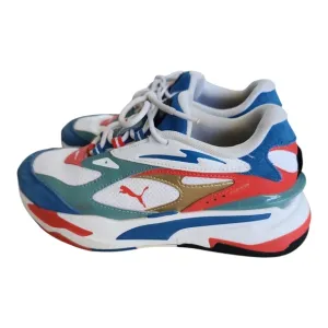 Puma Kids Lace Up Multicolor Sneakers Casual 4.5