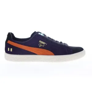 Puma Mens Clyde X The Hundreds Blue Shoes ()
