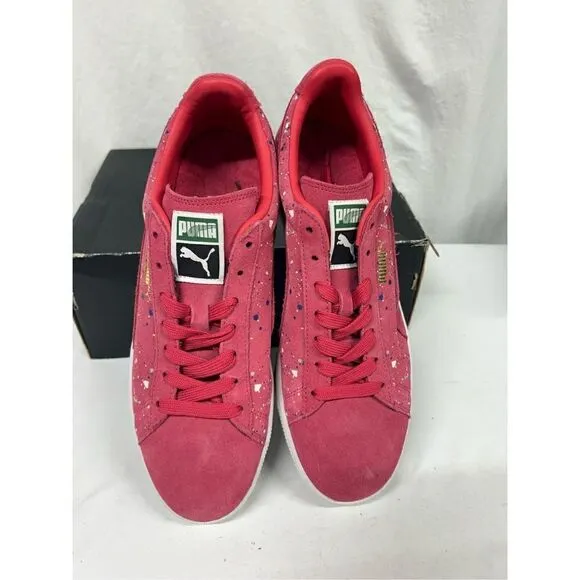 Puma Mens Suede Classic 358288 01 Red Casual Shoes Sneakers Size 10.5