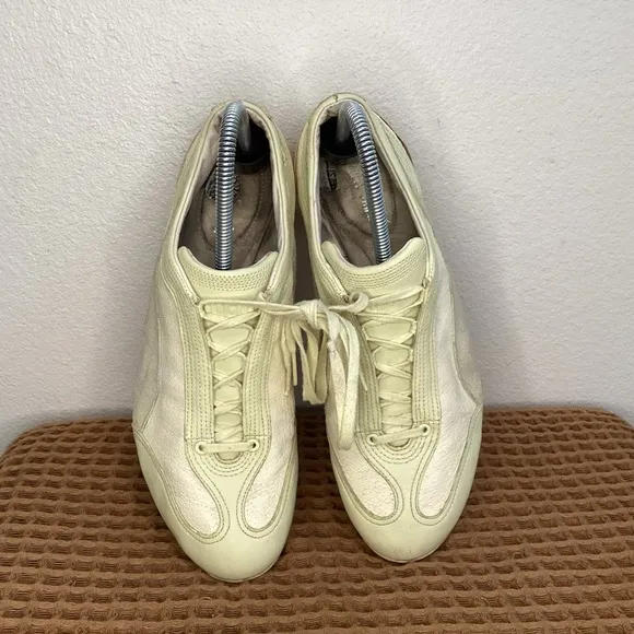 Puma Nuala 2000s Y2K Vintage Archive Leather Lime Women’s Sz 11 Sneaker‎ Shoes